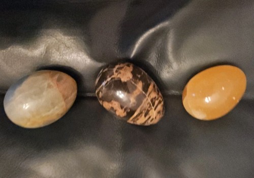 Eier stück aus naturstein - 3,