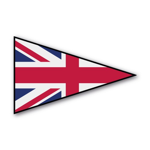 Union jack dreieck - dreieck, aufkleber