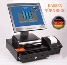 15" Kasse für Handel und Schnellgastronomie mit Mietlizenz für Supermarkt Imbiss
