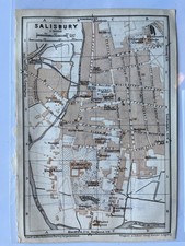 Vintage stadtplan von - vintage,