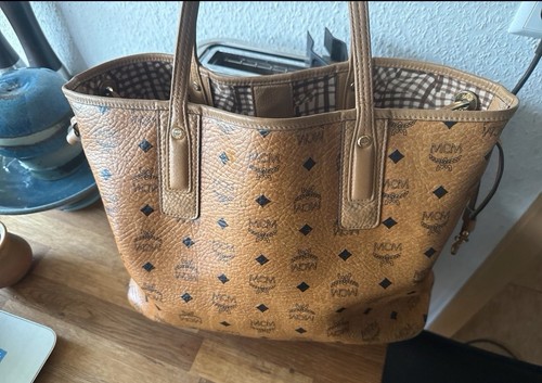 Mcm shopper medium - cognac, liz