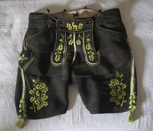 Trachtenlederhose hirschleder - trachtenlederhose,