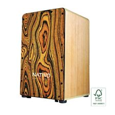 Nativo STUD-SYMPHONY Studio Serie Cajon, Eiche, Eva Sitzpolster, Bassverstärkung