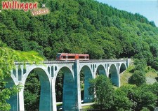 AK Willingen (Upland) - Viadukt mit Triebwagen / Zug - nicht versandt