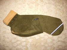 Windhundmantel Whippet/Galga/Galgo - Doppelfleecemantel mit Brustlatz (RL 59 cm)