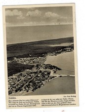 Nidden 1942 Aufsicht Luftbild  Gedicht Nidden F.Kudnig  Ostpreussen Memel
