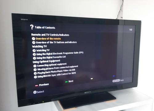 Sony bravia fullhd - bravia, 40"