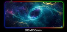 RGB Bunte LED Beleuchtung Gaming Matte Spiele XXL Mouse Pad 800 X300 mm