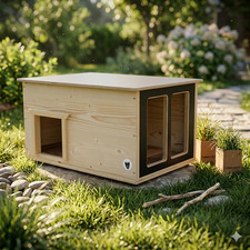 Katzenhaus Outdoor Isoliert