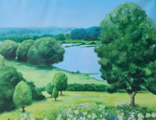 Acrylbild handgemalt - acrylbild,