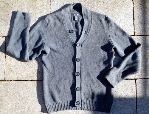 Strickjacke grau - strickjacke, gr.s-m,