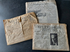Einzelne Seiten Stuttgarter Zeitung 1956, 1974, 1975 # ABW