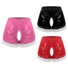 Frauen Slip Glatt Shorts