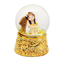 Mini-Schneekugel Engel mit