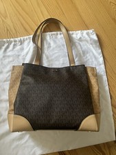 Original Michael Kors Tasche Shopper Schultertasche Leder Braun