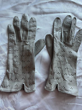 ECHT LEDER Handschuhe dunkel grau TOPZUSTAND