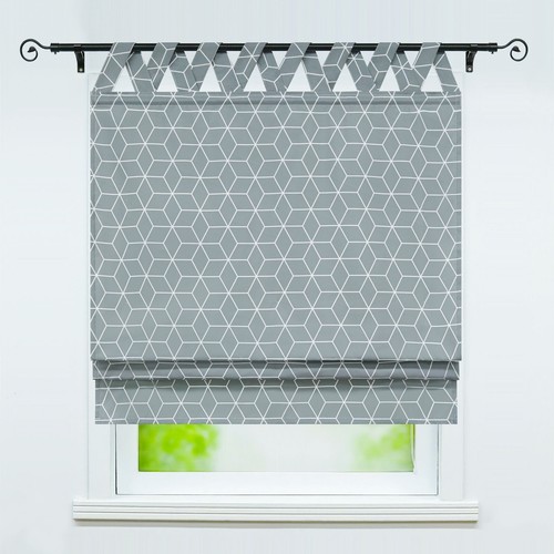 Voile raffrollo landhaus - voile,