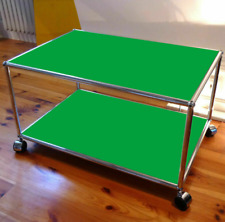 * USM Haller Rollwagen * TV-Ständer * Grün * PC Möbel * 75x50x39,5cm * Rollen *