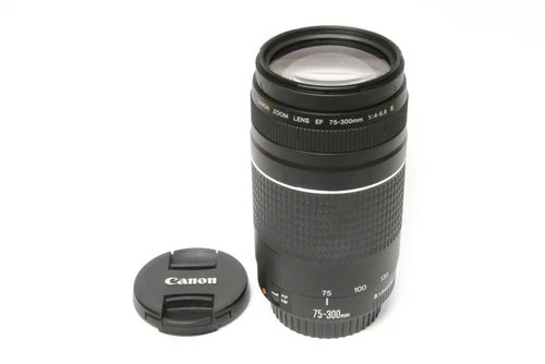 Canon teleobjektiv 75x300mm - canon,