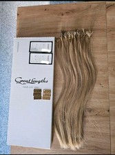 Great Lengths 140 Bondings 60gr Extensions Echthaar 45cm AschBlond #63 #68 Natur