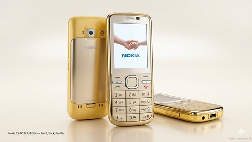 Nokia gold ohne simlock - c5-00,