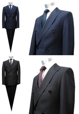 Zweireihige Herren Anzug Slim Fit