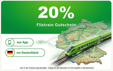 20% Flixtrain / nur