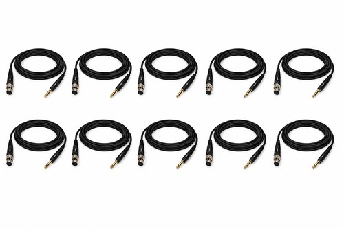Mikrofonkabel xlr klinke - xlr, 6,3mm