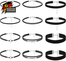 Schwarz Velvet Halsband Damen