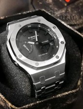 Casioak Silber Premium Uhr