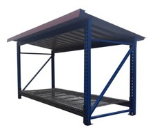 Holzunterstand Brennholz Kaminholz Unterstand Holzlager mit Schrägdach