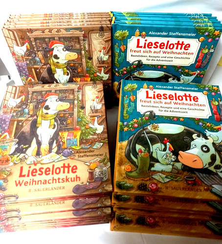 Lieselotte weihnachtskuh - lieselotte, +