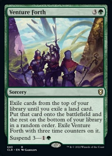 Venture forth commander - venture,