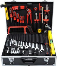FAMEX 759-62 Werkzeugkoffer Werkzeug Set Haushalt Heimwerker Koffer Komplett CV