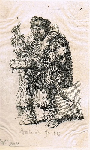 Rembrandt radierung 1635 - radierung,