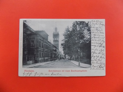 Alte postkarte pforzheim - alte,
