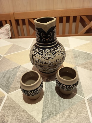 Vintage krug mit becher - vintage, 2