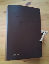 LEITZ 5631  Schriftenordner  Dokumentenmappe   braun  31 Tage  guter Zustand