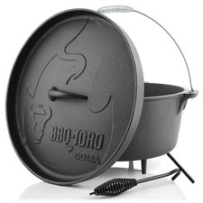 BBQ-Toro Dutch Oven DO18A, 19,0 L Alpha Gusseisen Kochtopf, Gusstopf *B-Ware*