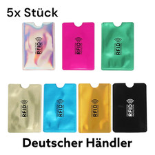 5x RFID Schutzhülle Blocker