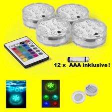 UNTERWASSERLEUCHTE 4x RGB-LED