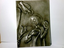 Mönchengladbach. Tabernakel aus " Maria Hilf " - " Maria aus der Verkündigung ".