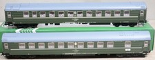 2x Sachsenmodelle 14328 / 14328/3 Russische Schlafwagen der SZD / Neuwertig