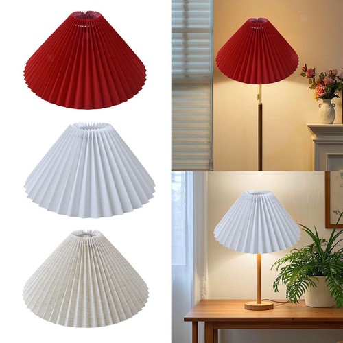 Plissee tisch lampe - tisch, schatten
