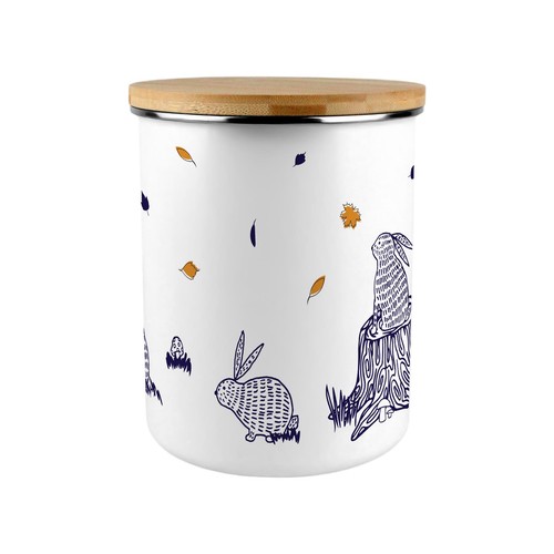 Woodland rabbits vorratsdose - vorratsdose,