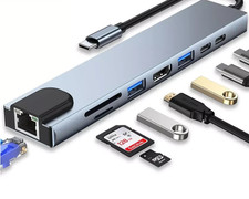 USB-C Hub 8-IN-1 Adapter 4K