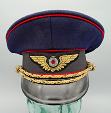 Reichsbahn: Alte Dienstmütze/ Schirmmütze für Beamte; BeVo Flügelrad selten/ RAR