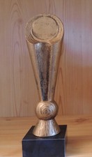 1 Design Figuren Pokal 26cm aus Metall mit Gravur #2264 (Moll Pokale Ehrenpreis)