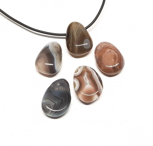 Botswana achat trommelstein - -,