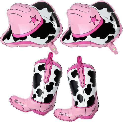 Stück cowboy luftballons - 4,